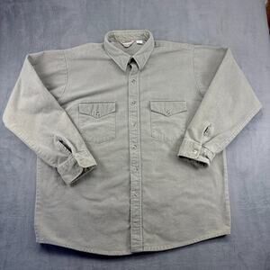 VTG Winter Run Chamois Flannel Mens 2XL Cotton Heavyweight Long Sleeve USA